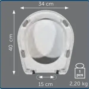 Copriwater Sedile wc per NORMAL 48 della AXA