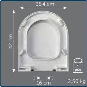 Copriwater Sedile wc per ZERO 50 della CATALANO