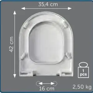 Copriwater Sedile wc per ZERO 50 della CATALANO