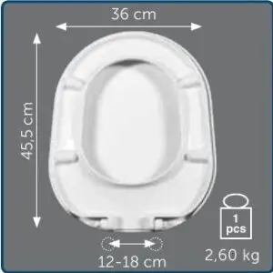 Copriwater Sedile wc per TONIC della IDEAL STANDARD