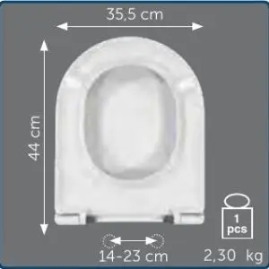 Copriwater Sedile wc per FORM della ALICE