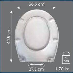 Copriwater Sedile wc per SEGESTA della EOS