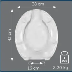 Copriwater Sedile wc per CANNES della HATRIA