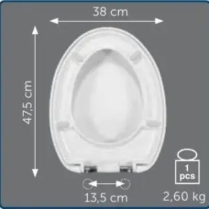 Copriwater Sedile wc per CLASS 05 della AZZURRA