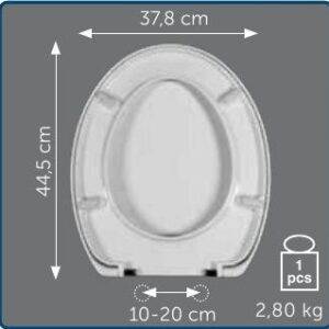 Copriwater Sedile wc per 4 ALL della GLOBO