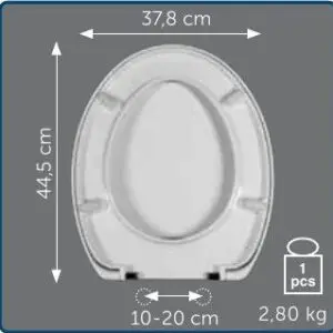 Copriwater Sedile wc per 4 ALL della GLOBO