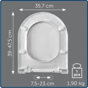 Copriwater Sedile wc per AIDA della OPERA SANITARI