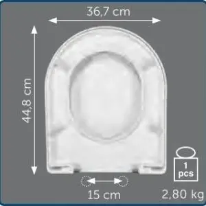 Copriwater Sedile wc per CANDY della GRAVENA