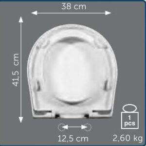 Copriwater Sedile wc per KEY della ESEDRA