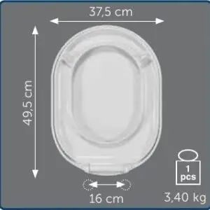 Copriwater Sedile wc per JOIN 71 della POZZI GINORI