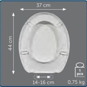Copriwater Sedile wc per SEGESTA della EOS
