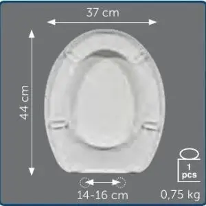 Copriwater Sedile wc per ALEXANDRA della CESABO