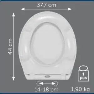 Copriwater Sedile wc per ALEXANDRA della CESABO