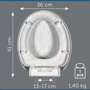 Copriwater Sedile wc per SEGESTA della EOS