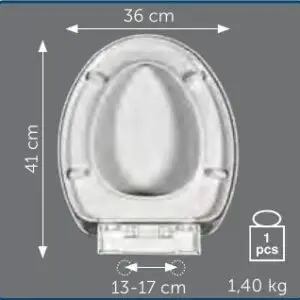Copriwater Sedile wc per ALEXANDRA della CESABO