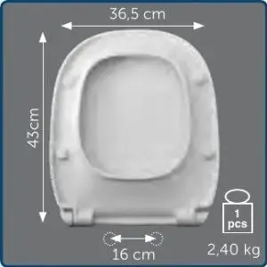 Copriwater Sedile wc per 500 della POZZI GINORI