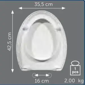 Copriwater Sedile wc per VERSO CONFORT della CATALANO