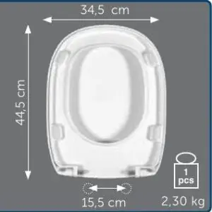 Copriwater Sedile wc per TESI (CLASSIC) della IDEAL STANDARD