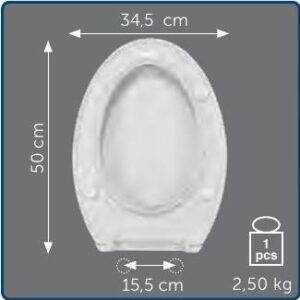 Copriwater Sedile wc per JOIN CORTO della POZZI GINORI