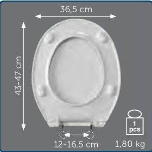 Copriwater Sedile wc per SEGESTA della EOS