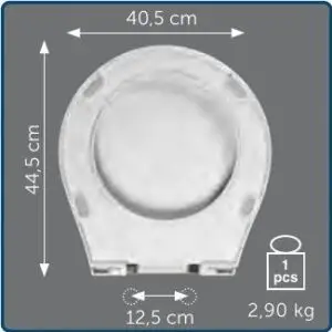 Copriwater Sedile wc per VERA 55 della AZZURRA