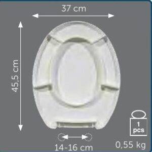 Copriwater Sedile wc per ALEXANDRA della CESABO