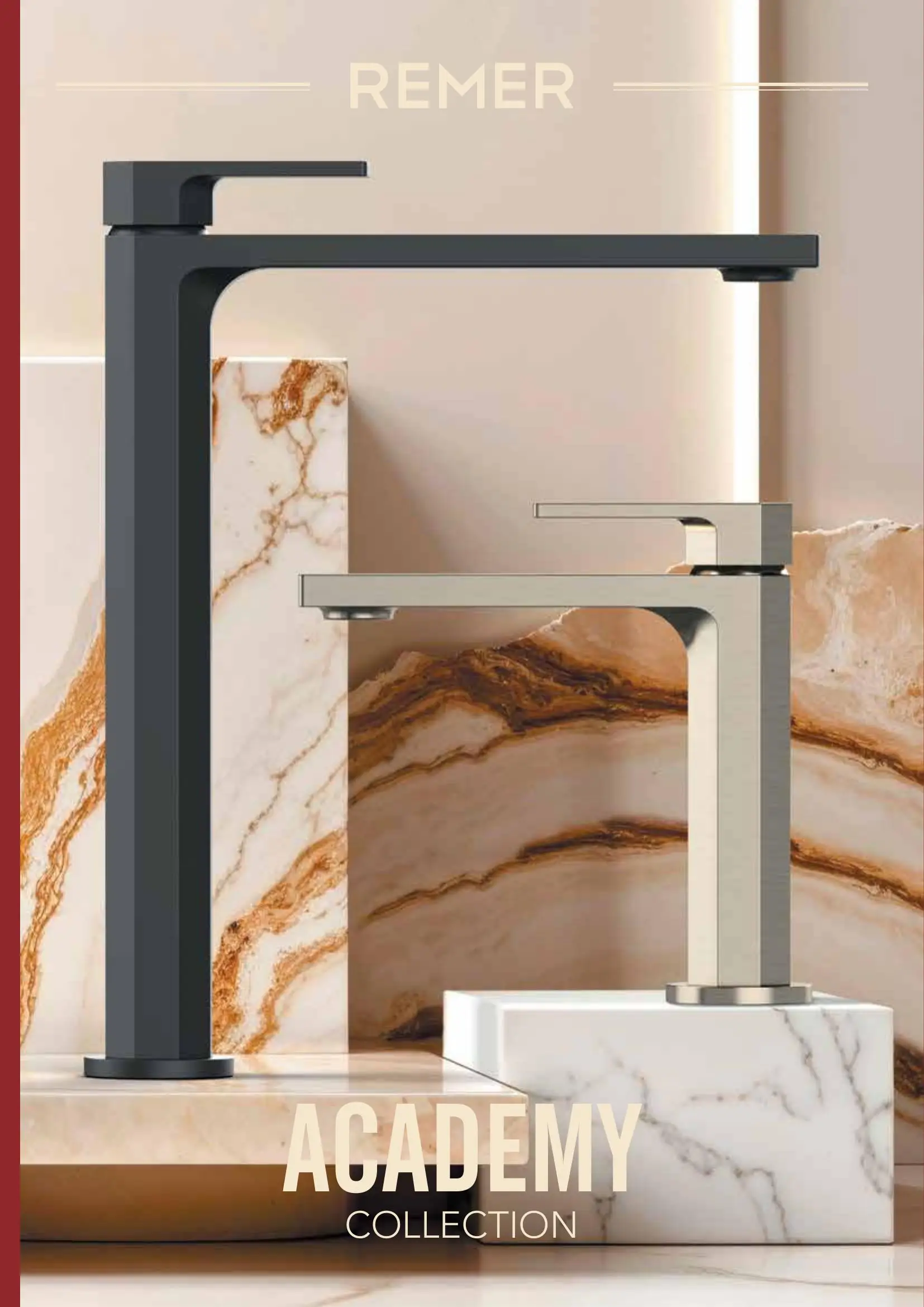 Remer Academy Collection - miscelatori monocomando design scultoreo