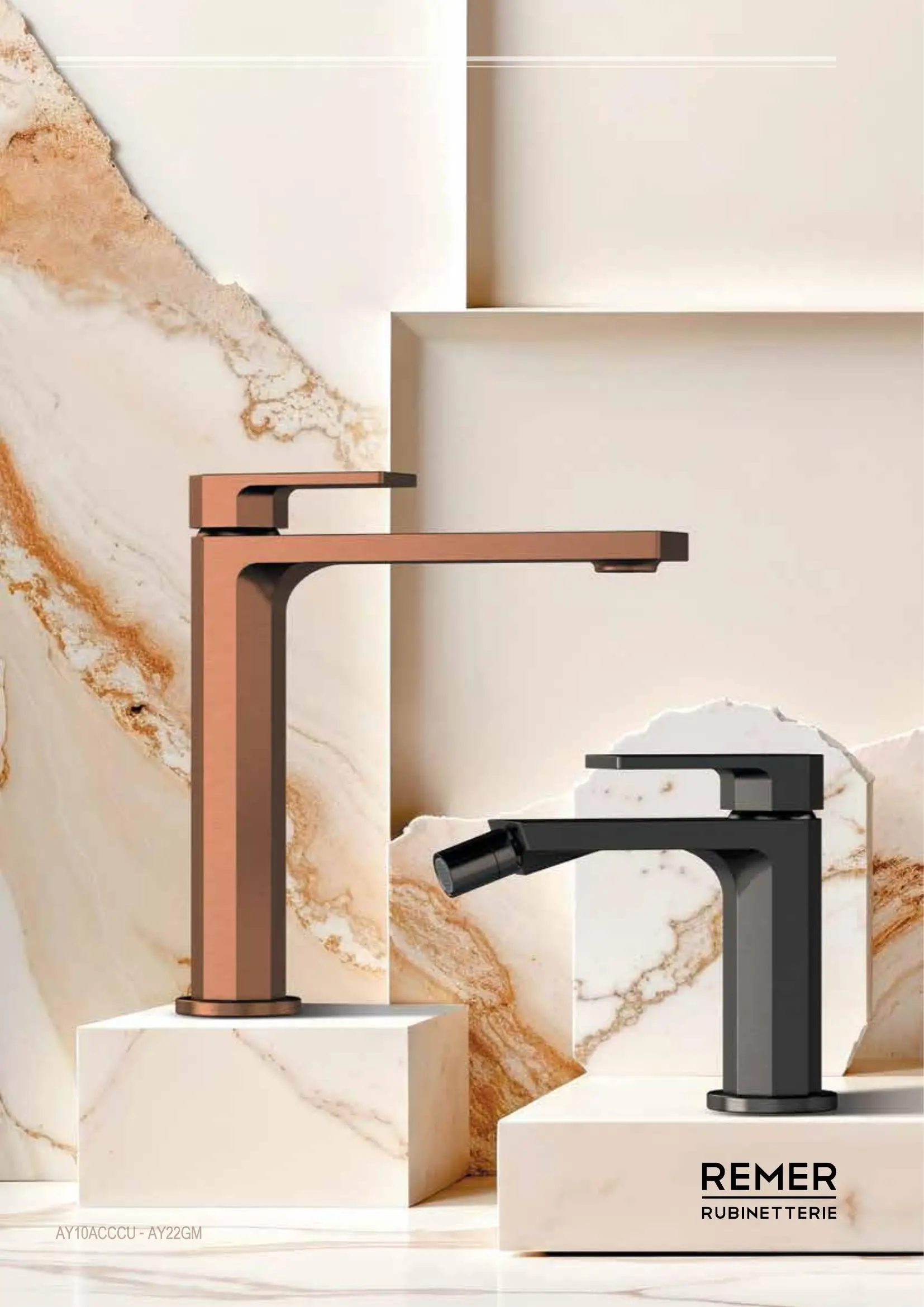 Remer Academy AY10ACCCU e AY22GM - dettaglio finiture rame e nero
