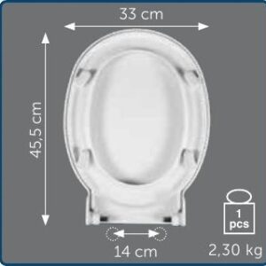 Copriwater Sedile wc per IO AVV. della FLAMINIA
