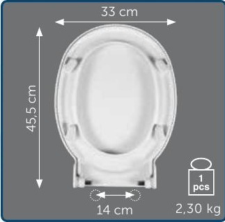 Copriwater Sedile wc per IO AVV. della FLAMINIA