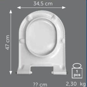 Copriwater Sedile wc per M2 55 della GALASSIA