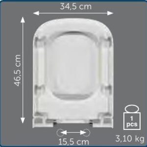 Copriwater Sedile wc per NEXT (TD104F) della HATRIA SPEA