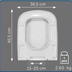 Copriwater Sedile wc per RIO della DOLOMITE