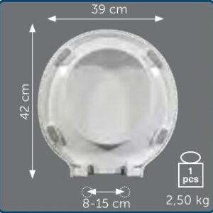 Copriwater Sedile wc per DUNIA della GSGI