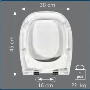 Copriwater Sedile wc per WEG della DISEGNO CERAMICA