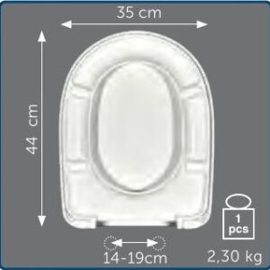 Copriwater Sedile wc per XENIA della GSI