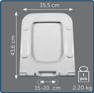 Copriwater Sedile wc per PICCOLO della GRAVENA