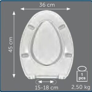 Copriwater Sedile wc per FENICE della CESAME