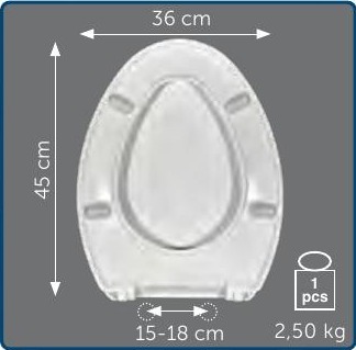 Copriwater Sedile wc per FENICE della CESAME