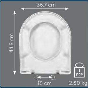 Copriwater Sedile wc per SUBWAY 2.0 della VILLEROY & BOCH