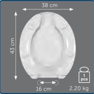 Copriwater Sedile wc per SELNOVA della POZZI GINORI