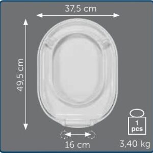 Copriwater Sedile wc per JOIN 71 della POZZI GINORI