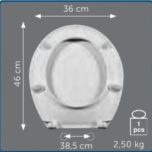 Copriwater Sedile wc per CALYPSO della VITRUVIT