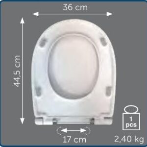 Copriwater Sedile wc per FLY (TD21F) della ESEDRA