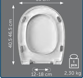 Copriwater Sedile wc per CARENA della CIDNEO