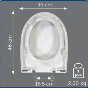 Copriwater Sedile wc per BULL della ESEDRA