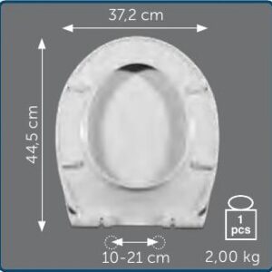 Copriwater Sedile wc per CALYPSO della VITRUVIT
