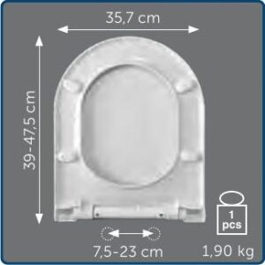 Copriwater Sedile wc per SARA della INCEA