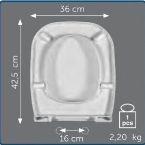 Copriwater Sedile wc per BLEND A della IDEAL STANDARD