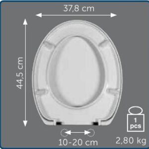Copriwater Sedile wc per ABSOLUTE della ISVEA
